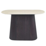 ΚΟΝΣΟΛΑ CATER HM18323 ΚΕΡΑΜΙΚΟ TOP ΟΨΗ ΤΡΑΒΕΡΤΙΝΑΣ-MDF ΒΑΣΗ 120x40x77Υεκ. - Image 2