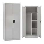 ΝΤΟΥΛΑΠΑ 2ΦΥΛΛΗ ΜΕΤΑΛΛΙΚΗ HRONDA HM5749.21 ME ΧΩΡΙΣΜΑ & ΚΛΕΙΔΑΡΙΑ 70x40x170Υεκ.