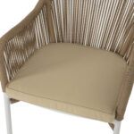 ΠΟΛΥΘΡΟΝΑ ΑΛΟΥΜΙΝΙΟΥ LOKKI HM5855.01 ΛΕΥΚΟ ΜΕ ΣΧΟΙΝΙ WICKER PE ΜΠΕΖ 56x66x82Υ εκ. - Image 8