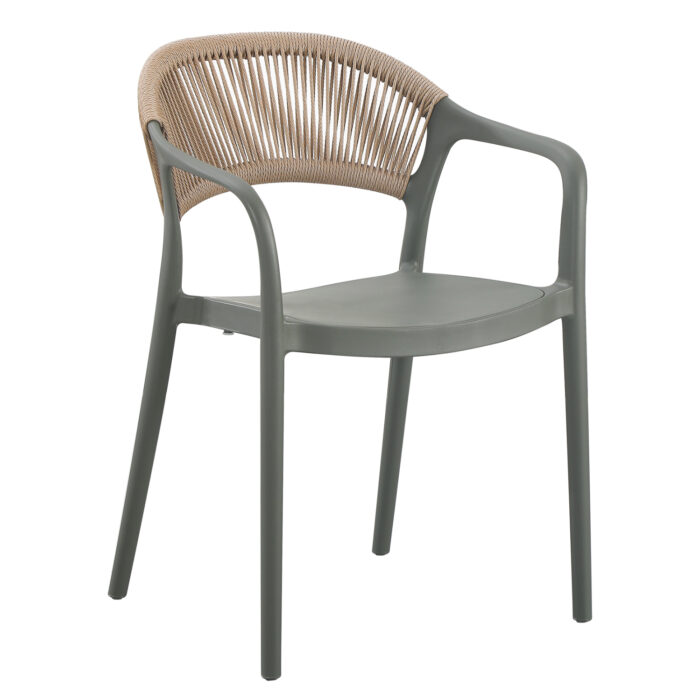 ΠΟΛΥΘΡΟΝΑ ΠΟΛΥΠΡΟΠΥΛΕΝΙΟΥ EVA HM6155.05 OLIVE GREEN--P.P. ΜΠΕΖ ΣΧΟΙΝΙ 56,5x53x80Υεκ. - Image 1