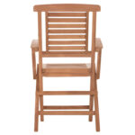 ΠΟΛΥΘΡΟΝΑ ΤΡΑΠΕΖΑΡΙΑΣ ΠΤΥΣΣΟΜΕΝΗ CRANDER HM6377 ΞΥΛΟ TEAK 53x63x90Υεκ. - Image 6