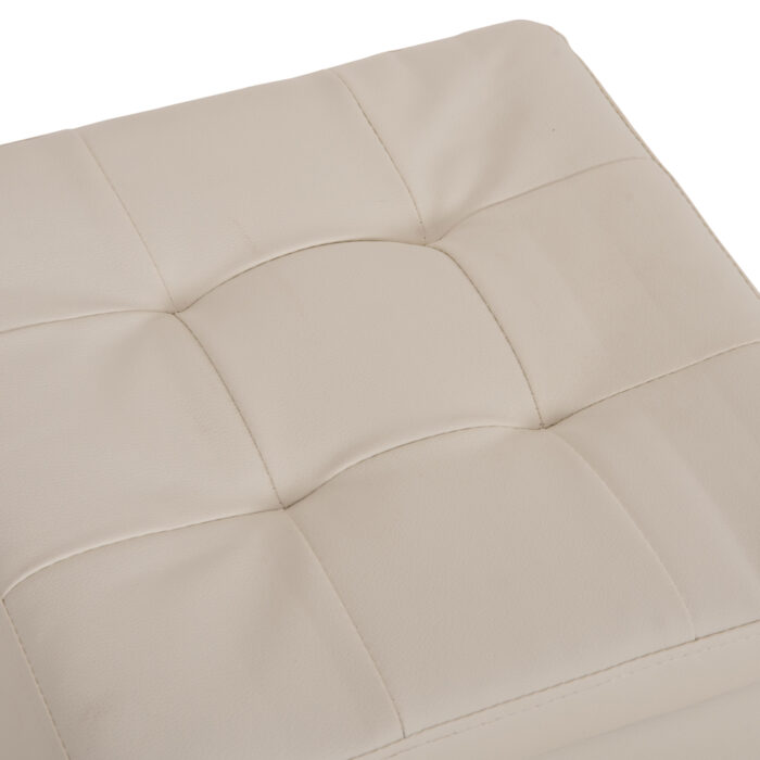 ΣΚΑΜΠΟ PRO CUBE HM224.02 PU ΜΕ ΑΠΟΘΗΚΕΥΤΙΚΟ ΧΩΡΟ- ΛΕΥΚΟ 38x38x36,5Υεκ. - Image 7