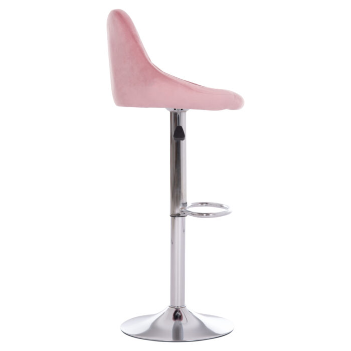 ΣΚΑΜΠΟ ΜΠΑΡ ROSE HM204.42 ΜΕ ΑΜΟΡΤΙΣΕΡ ΧΡΩΜΙΟΥ & ΣΑΠΙΟ ΜΗΛΟ ΒΕΛΟΥΔΟ 48x45x105Υεκ. - Image 4