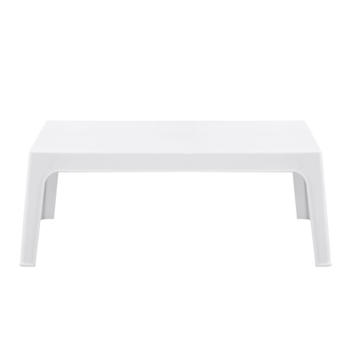 ΤΡΑΠΕΖΑΚΙ ΟΡΘΟΓΩΝΙΟ SLEEK HM6367.01 ΠΟΛΥΠΡΟΠΥΛΕΝΙΟ ΣΕ ΛΕΥΚΟ 99x59.5x39.5Υεκ. - Image 3