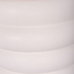 ΤΡΑΠΕΖΙ ΒΟΗΘΗΤΙΚΟ PUFFAT HM18172.02 FIBER CEMENT ΛΕΥΚΟ- ΞΥΛΟ TEAK TOP Φ45x46Υεκ. - Image 8