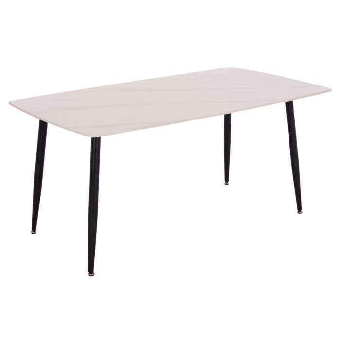 ΤΡΑΠΕΖΙ RAVEN HM18150.01 ΚΕΡΑΜΙΚΟ TOP ΜΕ ΟΨΗ ΛΕΥΚΟ ΜΑΡΜΑΡΟ 160x80x74Υεκ. - Image 4