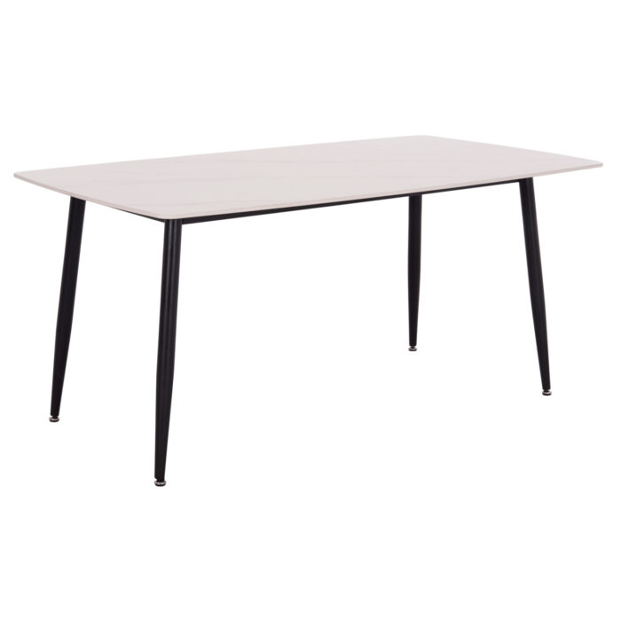 ΤΡΑΠΕΖΙ RAVEN HM18150.01 ΚΕΡΑΜΙΚΟ TOP ΜΕ ΟΨΗ ΛΕΥΚΟ ΜΑΡΜΑΡΟ 160x80x74Υεκ. - Image 1