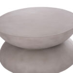 ΤΡΑΠΕΖΙ ΣΑΛΟΝΙΟΥ ANNA HM18158.03 FIBER CEMENT ΣΕ ΓΚΡΙ--Φ92x44.5Υεκ - Image 4