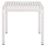 ΤΡΑΠΕΖΙ ΤΕΤΡΑΓΩΝΟ ΑΛΟΥΜΙΝΙΟΥ RACHEL HM6338.02 ΛΕΥΚΟ 80x80x75Υεκ. - Image 3