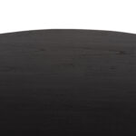 ΤΡΑΠΕΖΙ ΤΡΑΠΕΖΑΡΙΑΣ ΣΤΡΟΓΓΥΛΟ FRANTZ HM9388.02 ΜΑΣΙΦ ΞΥΛΟ MINDI BLACK Φ118x79Υεκ. - Image 6