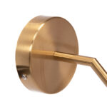 ΑΠΛΙΚΑ ΤΟΙΧΟΥ HOMY2 HM4471 ΜΕΤΑΛΛΙΚΗ ΒΑΣΗ ΧΡΥΣΗ-ΓΥΑΛΙ [Ε27] 14,5x28x21Υεκ. - Image 6