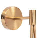 ΑΠΛΙΚΑ ΤΟΙΧΟΥ BAIS HM4472 ΧΡΥΣΟ ΜΕ ΓΥΑΛΙΝΟ ΓΛΟΜΠΟ [Ε27] 21x21x44Υεκ. - Image 6