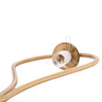 ΑΠΛΙΚΑ ΤΟΙΧΟΥ BAIS HM4472 ΧΡΥΣΟ ΜΕ ΓΥΑΛΙΝΟ ΓΛΟΜΠΟ [Ε27] 21x21x44Υεκ. - Image 7