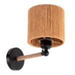 ΑΠΛΙΚΑ ΤΟΙΧΟΥ LANT HM4476 ΜΕΤΑΛΛΙΚΗ ΒΑΣΗ-ΣΧΟΙΝΙ- [Ε27] 15x15x35-23Υεκ. - Image 3