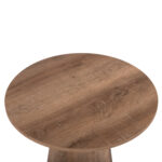 ΒΟΗΘΗΤΙΚΟ ΤΡΑΠΕΖΑΚΙ KARAN HM18029 MDF ΣΕ ΦΥΣΙΚΟ ΧΡΩΜΑ ΞΥΛΟΥ Φ45x56,5Υεκ - Image 5