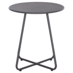 ΒΟΗΘΗΤΙΚΟ ΤΡΑΠΕΖΑΚΙ ΜΕΤΑΛΛΙΚΟ ΣΤΡΟΓΓΥΛΟ SAMMON HM6271.01 ΓΚΡΙ Φ45x50Υεκ - Image 4