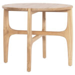 ΒΟΗΘΗΤΙΚΟ ΤΡΑΠΕΖΑΚΙ ΣΤΡΟΓΓΥΛΟ KATAL HM9932 ΞΥΛΟ SUNGKAI ΦΥΣΙΚΟ Φ59,5x50,5Υεκ. - Image 4