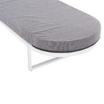 ΕΠΑΓΓΕΛΜ. ΞΑΠΛΩΣΤΡΑ MALLOW HM10715.01 ΛΕΥΚΟ ΑΛΟΥΜ.& ΓΚΡΙ ΜΑΞΙΛΑΡΙ 198x71x40,5-103Υεκ. - Image 8