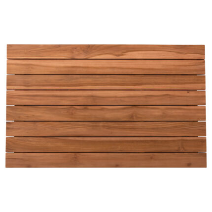 ΕΠΙΦΑΝΕΙΑ ΤΡΑΠΕΖΙΟΥ ΞΥΛΟ TEAK-ΦΥΣΙΚΟ ΟΡΘΟΓΩΝΙΑ HM6138 ΜΑΣΙΦ 130x80.5x2.5(πάχος)εκ.