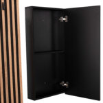 ΕΠΙΠΛΟ ΕΙΣΟΔΟΥ ΜΕ ΚΑΘΡΕΠΤΗ MYLES HM18080.02 ΜΕΛΑΜΙΝΗ ΣΟΝΑΜΑ-ΓΚΡΙ 100x37x200Υεκ - Image 6