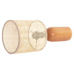 ΕΠΙΤΡΑΠΕΖΙΟ ΦΩΤΙΣΤΙΚΟ LYKTUR HM4709 ΜΠΕΖ ΚΑΠΕΛΟ WICKER-ΞΥΛΙΝΗ ΒΑΣΗ Φ15,5x35,5Υεκ. - Image 4