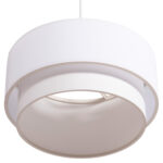 ΦΩΤΙΣΤΙΚΟ ΟΡΟΦΗΣ ΚΥΛΙΝΔΡΙΚΟ KRIKS HM4707.01 PVC ΣΕ ΛΕΥΚΟ Φ30x70Υεκ. - Image 5