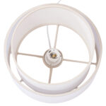 ΦΩΤΙΣΤΙΚΟ ΟΡΟΦΗΣ ΚΥΛΙΝΔΡΙΚΟ KRIKS HM4707.01 PVC ΣΕ ΛΕΥΚΟ Φ30x70Υεκ. - Image 6