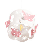 ΦΩΤΙΣΤΙΚΟ ΟΡΟΦΗΣ ΠΑΙΔΙΚΟ LEPTIR HM4705.01 ΜΕΤΑΛΛΙΚΟ ΡΟΖ-ΛΕΥΚΟ Φ23x70Υεκ. - Image 4