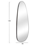 ΚΑΘΡΕΠΤΗΣ ΤΟΙΧΟΥ CRITHER HM4486.01 ΜΕ ΠΛΑΙΣΙΟ MDF ΣΕ BLACK MARBLE ΧΡΩΜΑ 49x140Υεκ. - Image 2