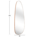 ΚΑΘΡΕΠΤΗΣ ΤΟΙΧΟΥ CRITHER HM4486.03 ΜΕ ΠΛΑΙΣΙΟ MDF ΦΥΣΙΚΟ ΧΡΩΜΑ ΞΥΛΟΥ 49x140Υεκ. - Image 2