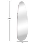 ΚΑΘΡΕΠΤΗΣ ΤΟΙΧΟΥ CRITHER HM4486.05 ΜΕ ΠΛΑΙΣΙΟ MDF ΣΕ WHITE MARBLE ΧΡΩΜΑ 49x140Υεκ. - Image 2