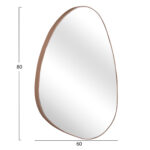 ΚΑΘΡΕΠΤΗΣ ΤΟΙΧΟΥ IRREGU HM4487.03 ΜΕ ΠΛΑΙΣΙΟ MDF ΦΥΣΙΚΟ ΧΡΩΜΑ ΞΥΛΟΥ 60x80Υεκ. - Image 2