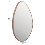 ΚΑΘΡΕΠΤΗΣ ΤΟΙΧΟΥ DROP HM4488.03 ΜΕ ΠΛΑΙΣΙΟ MDF ΣΕ ΦΥΣΙΚΟ ΧΡΩΜΑ ΞΥΛΟΥ 50x80Υεκ. - Image 2