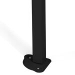 ΚΙΟΣΚΙ/GAZEBO MATTHEW HM6312 ΠΤΥΣΣΟΜΕΝΟ-ΣΚΕΛΕΤΟΣ ΜΕΤΑΛ.ΜΑΥΡΟΣ-ΛΕΥΚΟ ΥΦΑΣΜΑ 3x6x3,10Yμ - Image 4