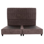 ΚΡEΒΑΤΙ ΔΙΠΛΟ LUTHER HM717.02 ΥΦΑΣΜΑ TEDDY ΚΑΦΕ--ΓΙΑ ΣΤΡΩΜΑ 160x200εκ. - Image 4