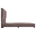 ΚΡEΒΑΤΙ ΔΙΠΛΟ LUTHER HM717.02 ΥΦΑΣΜΑ TEDDY ΚΑΦΕ--ΓΙΑ ΣΤΡΩΜΑ 160x200εκ. - Image 5