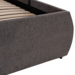 ΚΡΕΒΑΤΙ ΔΙΠΛΟ SANDRA HM732.01 ΓΚΡΙ ΥΦΑΣΜΑ & ΑΠΟΘΗΚΕΥΤΙΚΟΣ ΧΩΡΟΣ ΓΙΑ ΣΤΡΩΜΑ 160x200εκ - Image 8