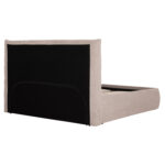 ΚΡΕΒΑΤΙ ΔΙΠΛΟ SANDRA HM732.03 ΜΠΕΖ ΥΦΑΣΜΑ & ΑΠΟΘΗΚΕΥΤΙΚΟΣ ΧΩΡΟΣ ΓΙΑ  ΣΤΡΩΜΑ 160x200εκ - Image 7