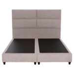 ΚΡΕΒΑΤΙ MILO HM616.32 ΜΠΕΖ ΥΦΑΣΜΑ ΓΙΑ ΣΤΡΩΜΑ 160x200εκ - Image 4