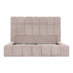 ΚΡΕΒΑΤΙ RAMON ΜΕ ΑΠΟΘ. ΧΩΡΟ HM720.10 ΥΦΑΣΜΑ TEDDY ΜΠΕΖ-ΓΙΑ ΣΤΡΩΜΑ 160x200εκ - Image 4