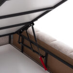 ΚΡΕΒΑΤΙ RAMON ΜΕ ΑΠΟΘ. ΧΩΡΟ HM720.10 ΥΦΑΣΜΑ TEDDY ΜΠΕΖ-ΓΙΑ ΣΤΡΩΜΑ 160x200εκ - Image 7