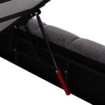 ΚΡΕΒΑΤΙ RAMON ΜΕ ΑΠΟΘ. ΧΩΡΟ HM720.22 ΥΦΑΣΜΑ TEDDY ΓΚΡΙ-ΓΙΑ ΣΤΡΩΜΑ 160x200εκ - Image 8