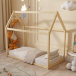 ΚΡΕΒΑΤΙ ΠΑΙΔΙΚΟ ΜΕ ΣΤΡΩΜΑ PEPE HM21303 ΞΥΛΟ ΠΕΥΚΟΥ ΣΕ ΦΥΣΙΚΟ--ΣΤΡΩΜΑ 70x140εκ - Image 2