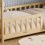 ΚΡΕΒΑΤΙ ΠΑΙΔΙΚΟ ΜΕ ΣΤΡΩΜΑ PHYLLIS HM21304 ΞΥΛΟ ΠΕΥΚΟΥ ΣΕ ΦΥΣΙΚΟ--ΣΤΡΩΜΑ 90x190εκ - Image 7