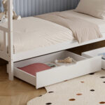 ΚΡΕΒΑΤΙ ΠΑΙΔΙΚΟ ΜΕ ΣΤΡΩΜΑ KLARICE HM21305.01 ΞΥΛΟ ΠΕΥΚΟΥ ΣΕ ΛΕΥΚΟ--ΣΤΡΩΜΑ 90x190εκ - Image 7