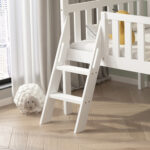 ΚΡΕΒΑΤΙ ΠΑΙΔΙΚΟ ΤΣΟΥΛΗΘΡΑ PHYLLIS HM21310.01 ΠΕΥΚΟ ΣΕ ΛΕΥΚΟ--ΜΕ ΣΤΡΩΜΑ 90x190εκ - Image 6