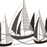 ΜΕΤΑΛΛΙΚΟ ΔΙΑΚΟΣΜΗΤΙΚΟ ΤΟΙΧΟΥ HM7160 ΑΝΘΡΑΚΙ ΛΕΥΚΟ ΧΡΥΣΟ 91x3x55Y εκ. - Image 4