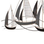 ΜΕΤΑΛΛΙΚΟ ΔΙΑΚΟΣΜΗΤΙΚΟ ΤΟΙΧΟΥ HM7160 ΑΝΘΡΑΚΙ ΛΕΥΚΟ ΧΡΥΣΟ 91x3x55Y εκ. - Image 7