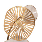 ΜΕΤΑΛΛΙΚΟ ΔΙΑΚΟΣΜΗΤΙΚΟ ΤΟΙΧΟΥ HM7177 ΧΡΥΣΟ ΛΕΥΚΟ 74x10x38Y εκ. - Image 8