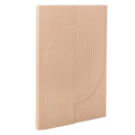 ΠΙΝΑΚΑΣ ΟΡΘΟΓΩΝΙΟΣ ΣΕΙΡΑ SANTORINI HM4521 MDF ΣΕ ΜΠΕΖ ΧΡΩΜΑ 60x4(πάχος)x80Υεκ. - Image 3